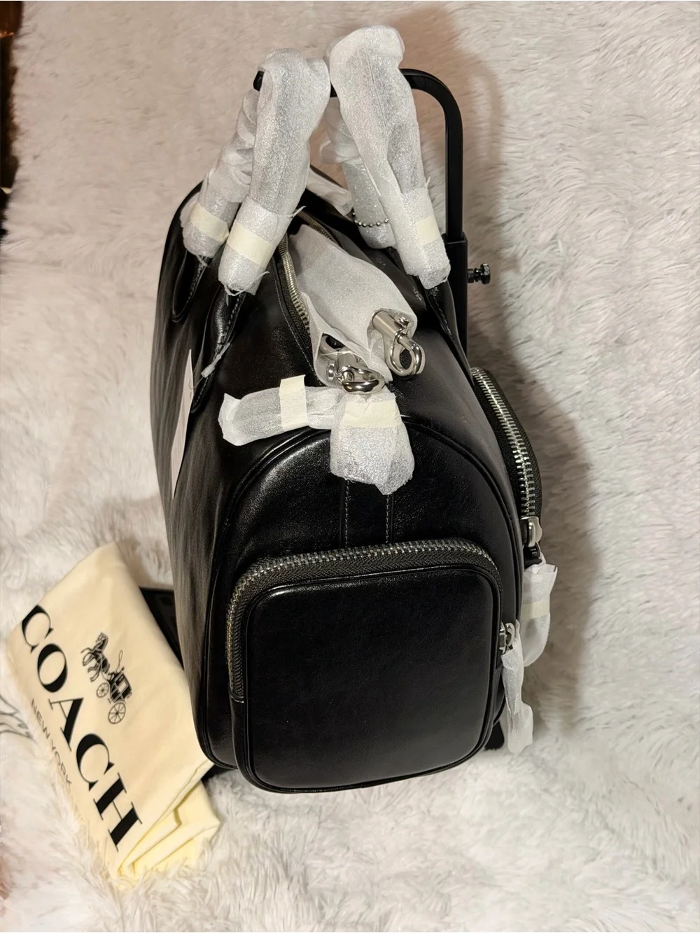 Coach Compass Bag 35 With Pockets NWT